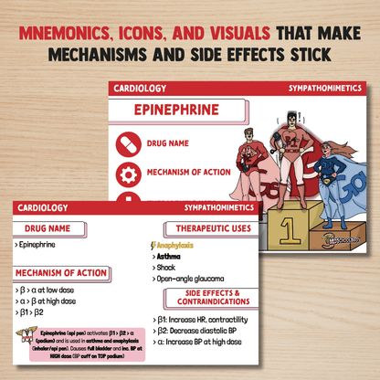 USMLE Flashcards - Pharmacology & Microbiology