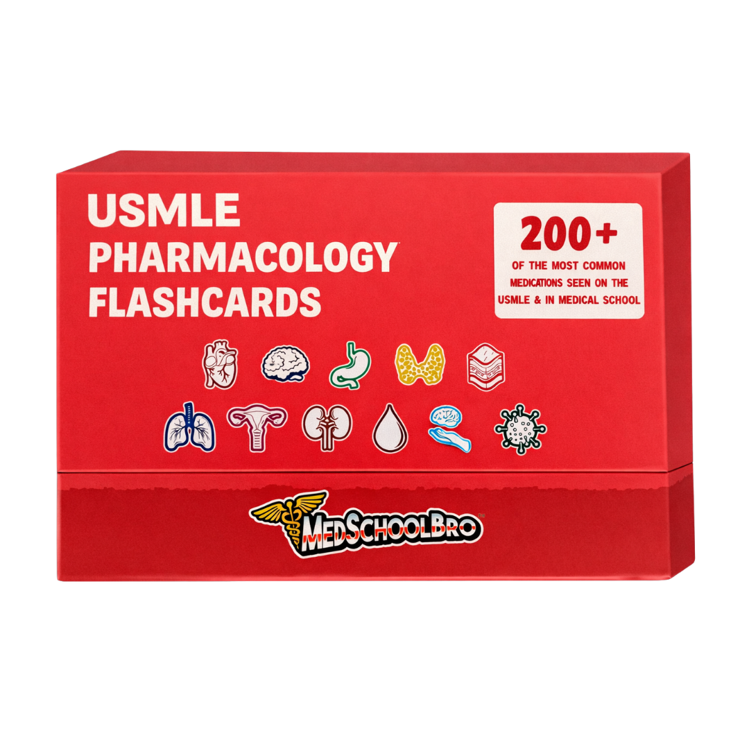 USMLE Flashcards - Pharm, Microbio, Anatomy