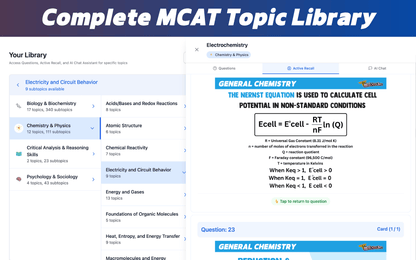 MCAT Question Bank