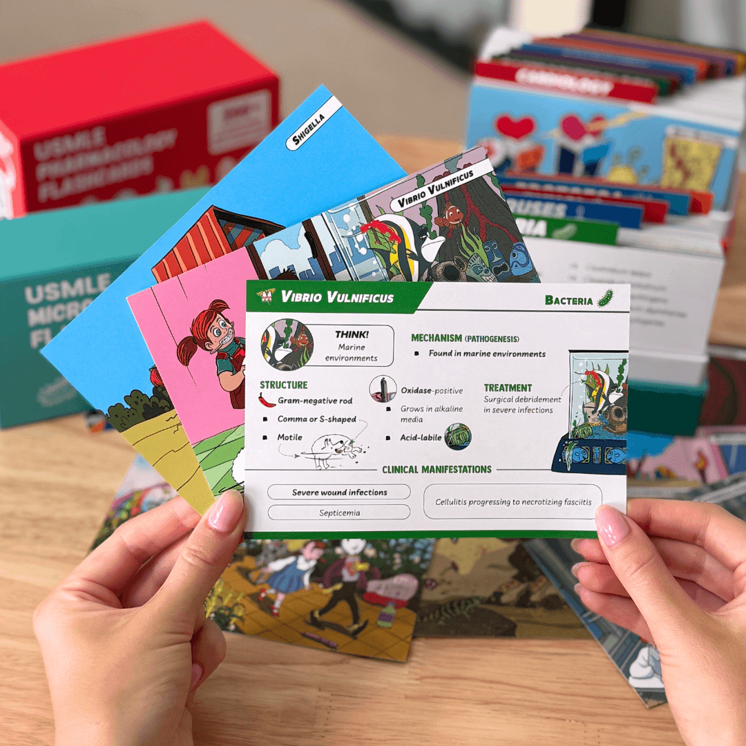 USMLE Flashcards - Pharmacology & Microbiology