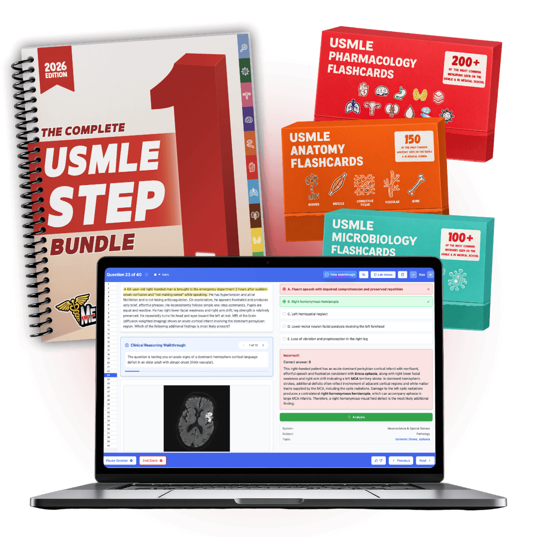 Complete Step 1 Package — guide, flashcards & QBank